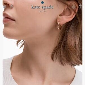 Kate Spade Gold Full Circle Huggie Earrings